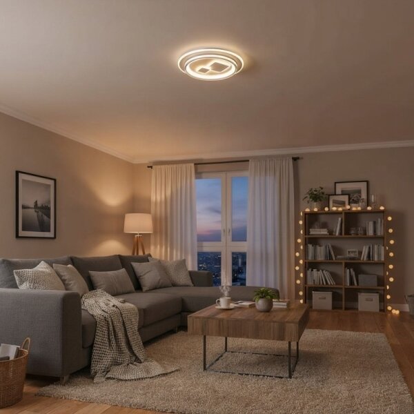 ITALUX CLN-52185A-WH - LED Stm stropní svít PARCO LED/55W/230V pr. 50 cm bílá+DO