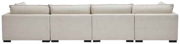 ROHOVÁ SEDAČKA, textil, krémová Livetastic - Sedací soupravy, Online Only