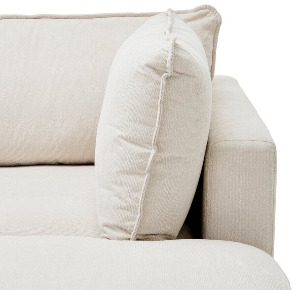 ROHOVÁ SEDAČKA, textil, krémová Livetastic - Sedací soupravy, Online Only