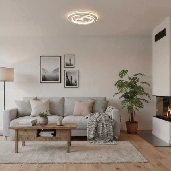 ITALUX CLN-52185A-WH - LED Stm stropní svít PARCO LED/55W/230V pr. 50 cm bílá+DO
