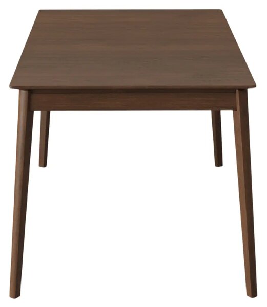Micadoni Tmavý dubový rozkládací jídelní stůl Elan 160/260 x 90 cm