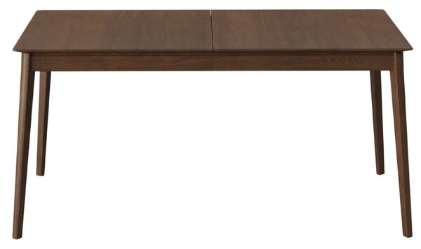Micadoni Tmavý dubový rozkládací jídelní stůl Elan 160/260 x 90 cm
