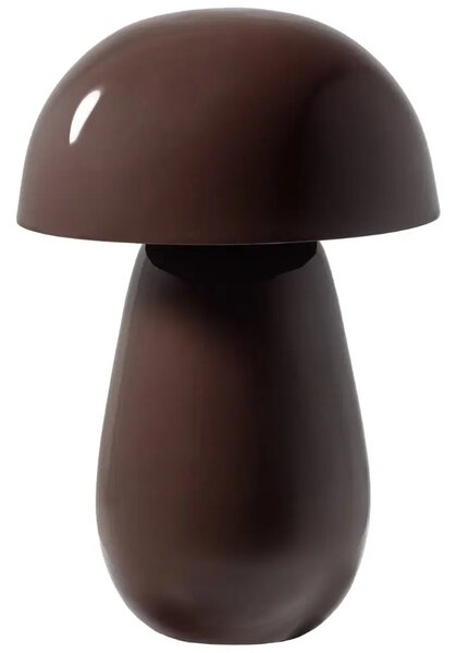 WOOOD Hnědá kovová stolní lampa Lumor