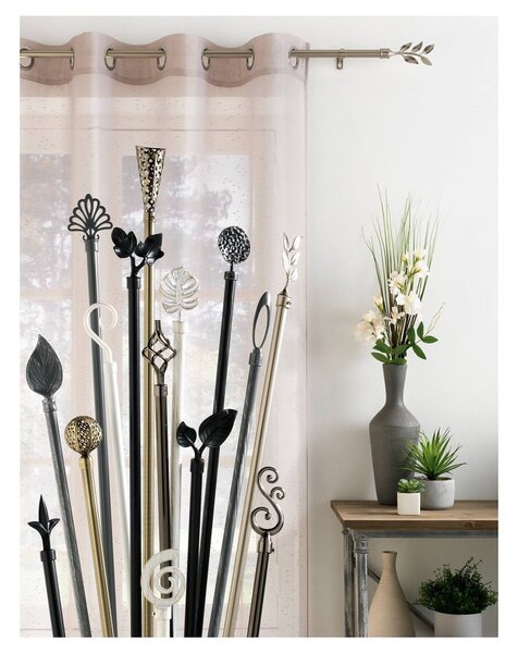 Kovová roztažitelná garnýž 120 - 210 cm Globa – douceur d'intérieur