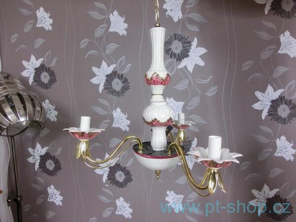 (1327) VALLE D´ORO PATCHI porcelánový lustr