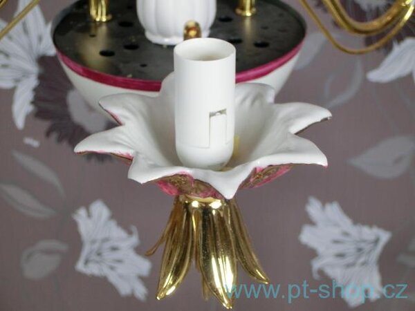(1327) VALLE D´ORO PATCHI porcelánový lustr