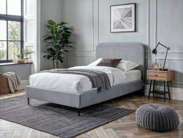 POSTEL BOXSPRING, 120/200 cm, světle šedá MID.YOU - Online Only postele, Online Only