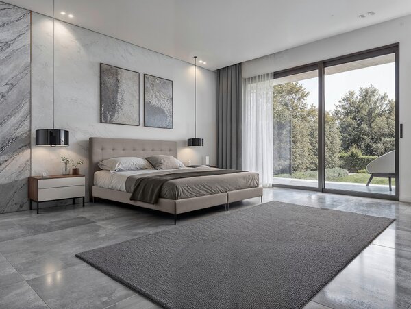 POSTEL BOXSPRING, 180/200 cm, krémová MID.YOU - Online Only postele, Online Only