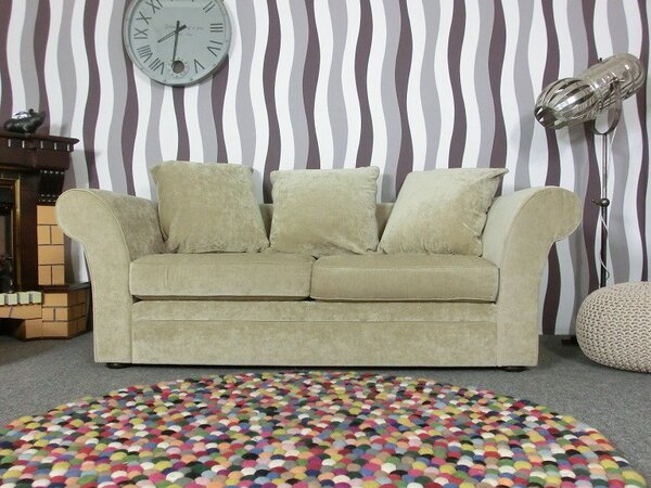 (2126) SOHO OLIVIA elegantní trojsed béžový