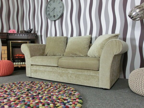 (2126) SOHO OLIVIA elegantní trojsed béžový