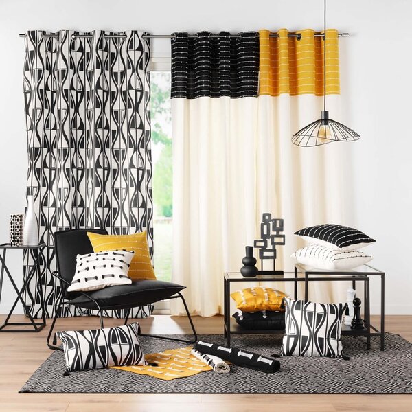 Okrově žlutý pratelný koberec 50x80 cm Juline – douceur d'intérieur