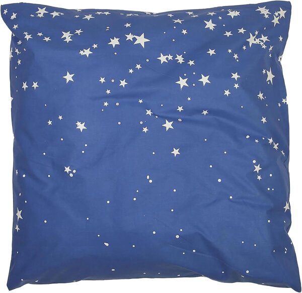 Svítící bavlněné povlečení do postýlky MAGIC STARS modré Rozměr povlečení: 40 x 60 cm | 100 x 135 cm