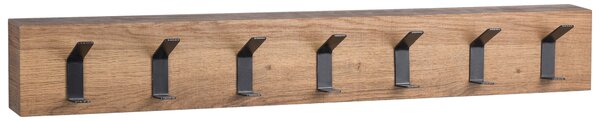 ŠATNÍ PANEL, černá, barvy dubu, 70/10/5 cm - Šatní panely, Online Only