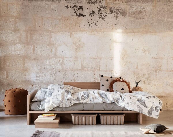Ferm Living Polštář Dot, Sand/Black
