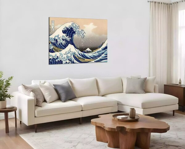 Moderní obraz Velká vlna u Kanagawy