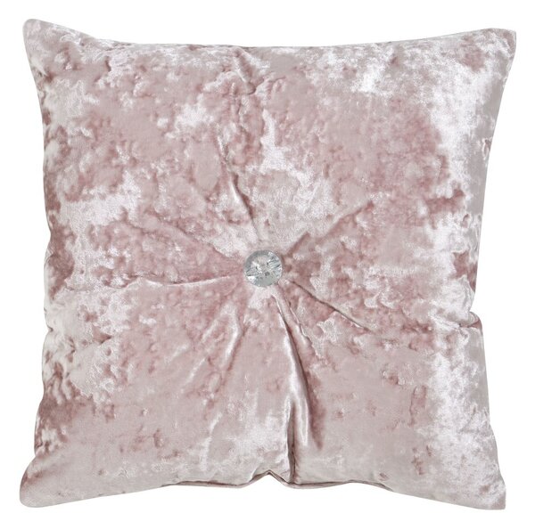 Dekorační polštář 45x45 cm Crushed Velvet Diamante – Catherine Lansfield