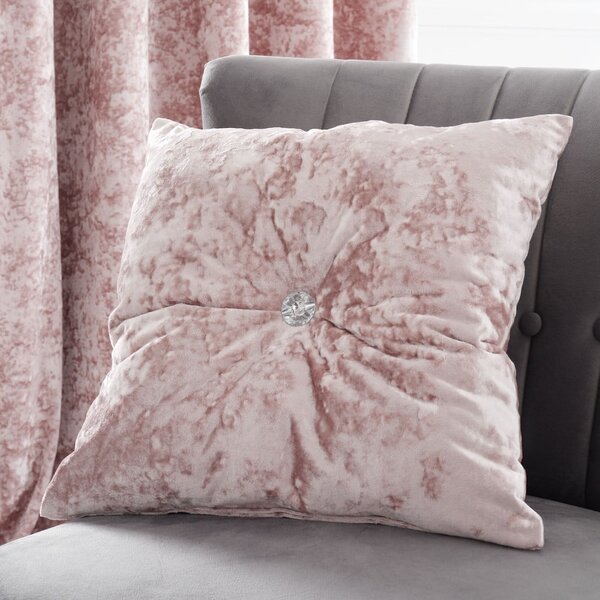 Dekorační polštář 45x45 cm Crushed Velvet Diamante – Catherine Lansfield