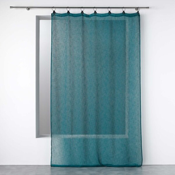 Modrá voálová záclona 140x240 cm Linka – douceur d'intérieur