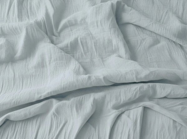 Mušelínové povlečení MOELLIN světle šedé Rozměr povlečení: 70 x 90 cm | 140 x 200 cm