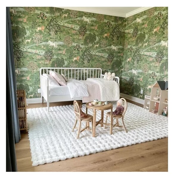Bílý pratelný koberec 150x230 cm Bubble White – Mila Home
