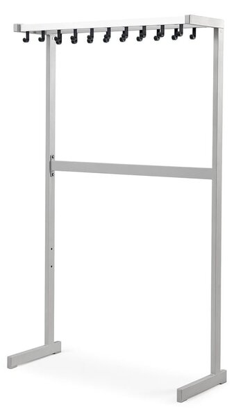 AJ Produkty Věšák na kabáty QUARTZ, 19 háčků, 1700x1000x410 mm
