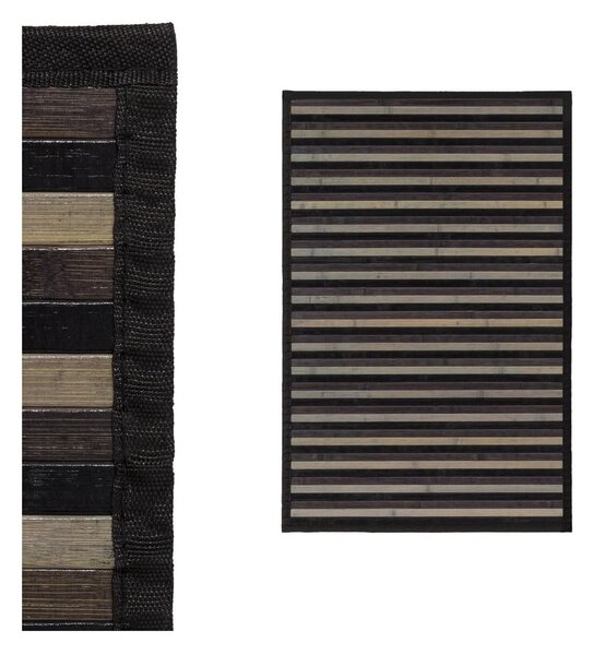 Šedý bambusový koberec 60x90 cm – Casa Selección