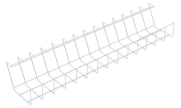 AJ Produkty Držák na kabely, 790x185x105 mm, stříbrný