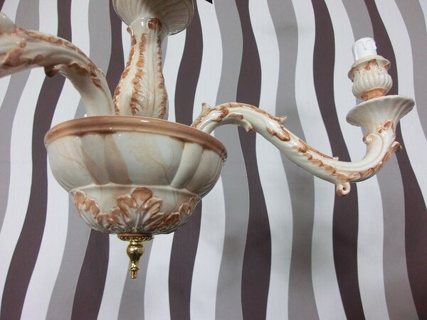 (2382) VALLE D´ORO PATCHI porcelánový lustr