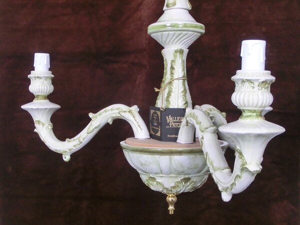 (2380) VALLE D´ORO PATCHI porcelánový lustr