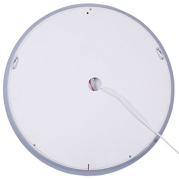 LED koupelnové zrcadlo CALLAC 60 cm 60 cm Stříbrná