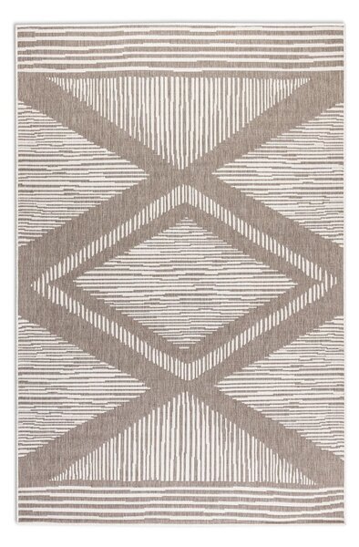 Krémovo-hnědý venkovní koberec 80x150 cm Gemini – Elle Decoration