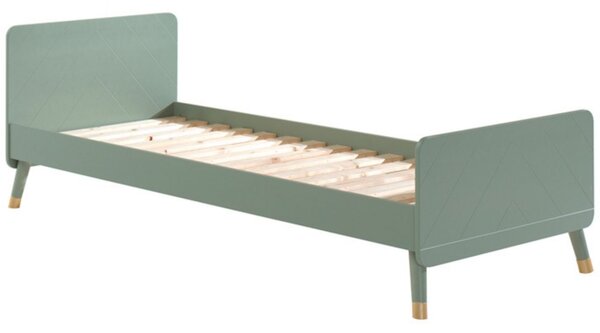 Zelená lakovaná postel Vipack Billy 90 x 200 cm