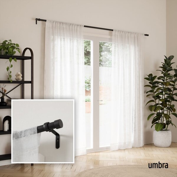 Ocelová roztažitelná garnýž 168 - 305 cm Cappa – Umbra
