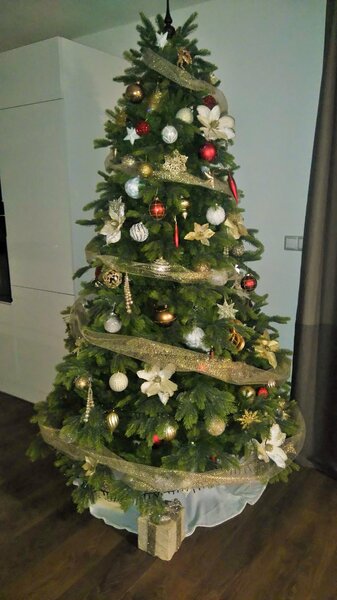 Umělý 3D vánoční stromek- Noel s 3D a 2D jehličím 180 cm