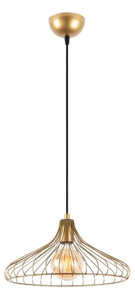 Závěsné svítidlo ve zlaté barvě s kovovým stínidlem ø 36 cm Depay – Opviq lights