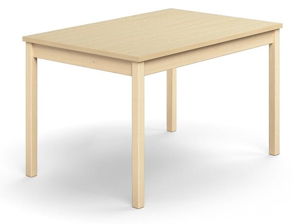 AJ Produkty Jídelní stůl EUROPA, 1200x800x720 mm, HPL, bříza