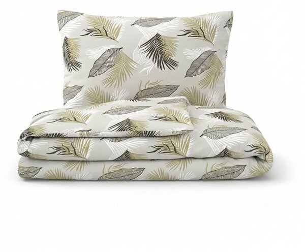 Kvalitex Ložní bavlněné povlečení SANEL šedé 1x 220/200, 2x 70/90cm