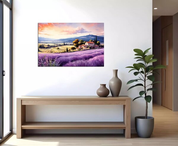 Obraz na plátně Krajinka v Provence