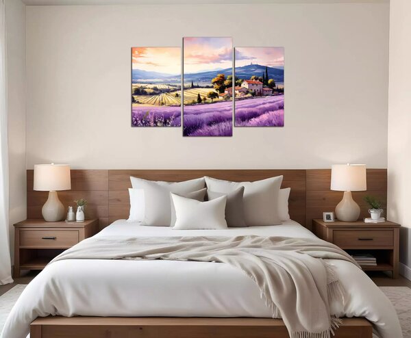 Obraz na plátně Krajinka v Provence