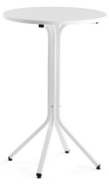 AJ Produkty Stůl VARIOUS, Ø700 mm, výška 1050 mm, bílá, bílá