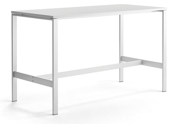 AJ Produkty Stůl VARIOUS, 1800x800 mm, výška 1050 mm, bílé nohy, bílá