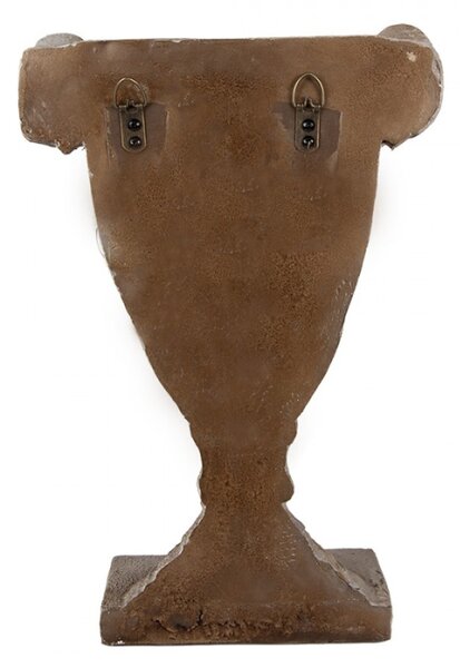 Béžový keramický obal na květináč – 29x11x44 cm
