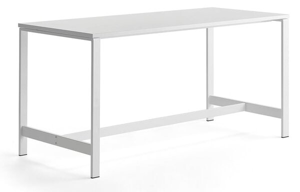 AJ Produkty Stůl VARIOUS, 1800x800 mm, výška 900 mm, bílé nohy, bílá
