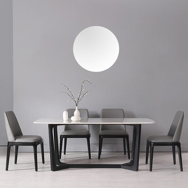Nástěnné zrcadlo s osvětlením ø 60 cm Luna – Mirrors and More