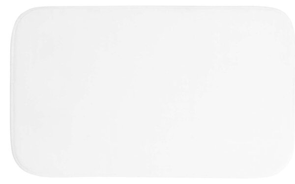 Bílá koupelnová předložka 45x75 cm Vitamine – douceur d'intérieur