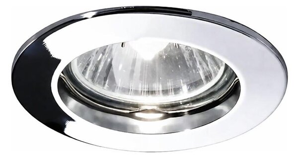 Ideal Lux - Podhledové svítidlo JAZZ 1xGU10/50W/230V pr. 7,7 cm lesklý chrom