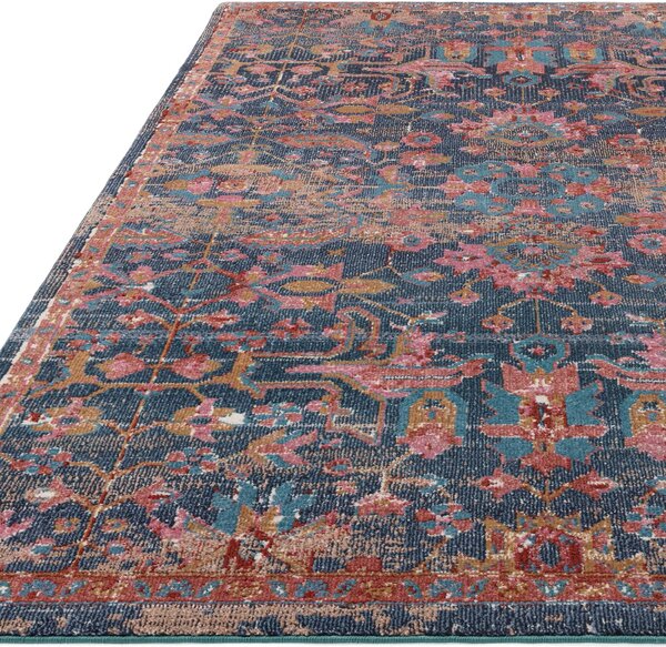 Modrý koberec Cure Blue Retro Rozměry: 120x170 cm