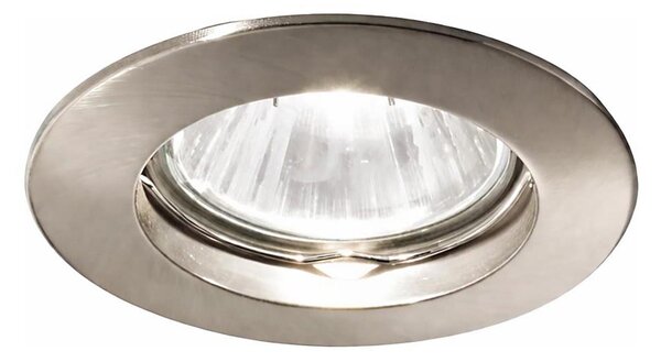 Ideal Lux - Podhledové svítidlo JAZZ 1xGU10/50W/230V pr. 7,7 cm matný chrom