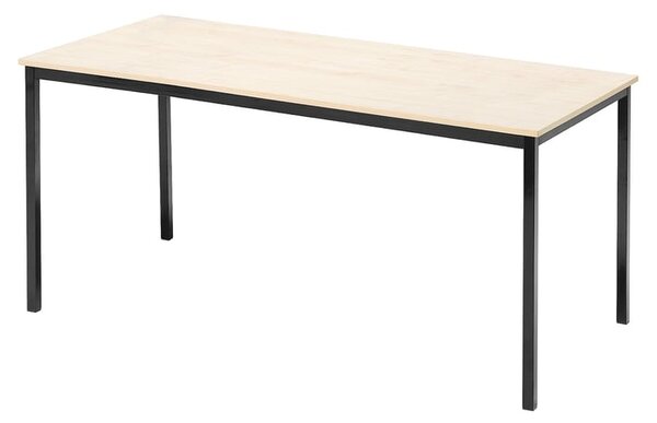 AJ Produkty Jídelní stůl JAMIE, 1800x800 mm, bříza, černá
