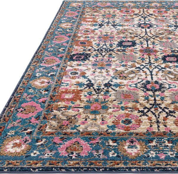 Modrý koberec Cure Blue Retro Rozměry: 120x170 cm